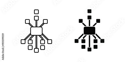Network Structure Diagram Connection Concept Commerce