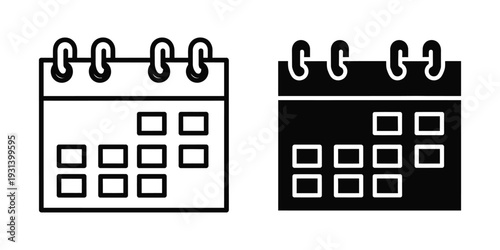 Calendar Grid Planning Scheduling Commercial