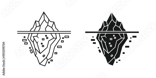 Iceberg Below Water Concept Commercial