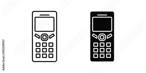 Phone Icons Vector Communication Technology Digital