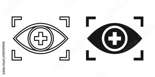 Eye Vision Medical Scan Health Symbol