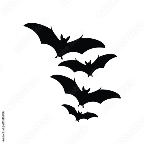 Collection of ornate black silhouettes depicting chandeliers mirrors and furniture