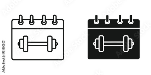 Calendar Dumbbell Workout Plan Fitness Schedule