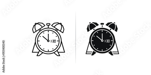 Alarm Clock Time Deadline Concept