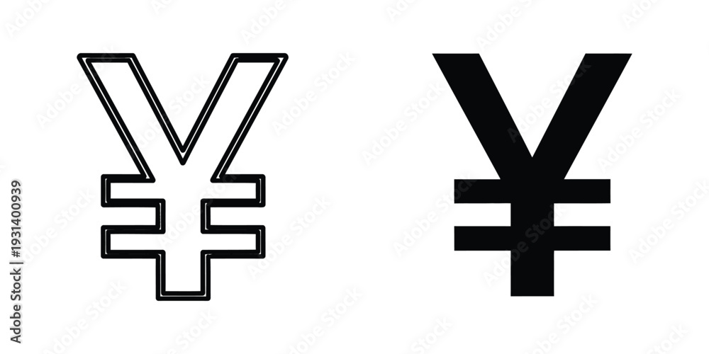 Obraz premium Yen Symbol Finance Currency Business Growth