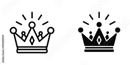 Crown Icon Leadership Success Royalty