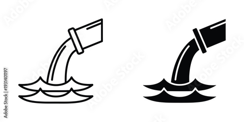 Drain Pipe Water Pollution Industrial Discharge