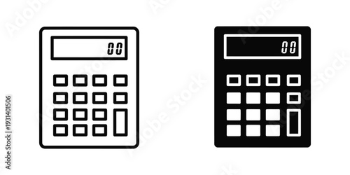Calculator Icon Finance Accounting Business Concept