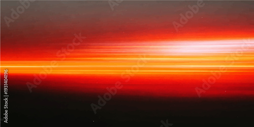 Radiant Crimson Horizon: The sky ablaze with a striking display of fiery red and orange hues, evoking a sense of drama and awe.