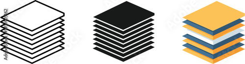 Stacked books icons minimalist design education knowledge vector illustration