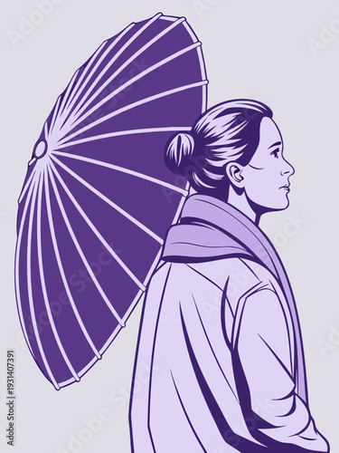 Woman with an Umbrella.