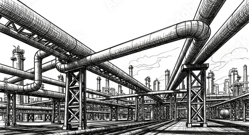 Industrial Pipelines and Refinery Equipment.