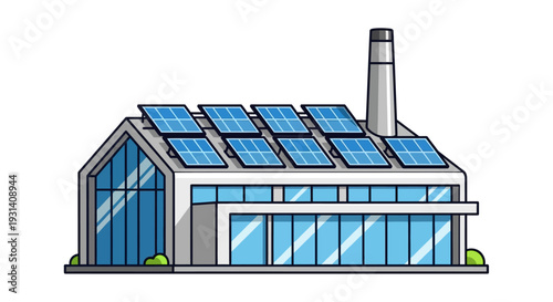 Solar Panel Roof House.