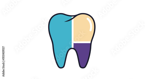Tooth Dental Health Icon.