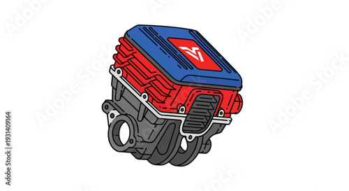 Toy Car Engine Block.