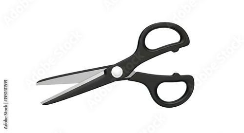 Black Scissors with Silver Blades