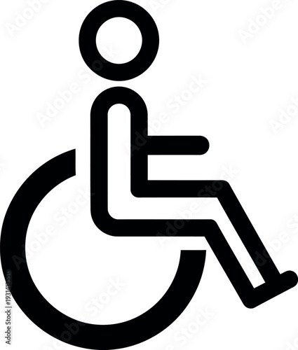 Accessible health and disability awareness symbol