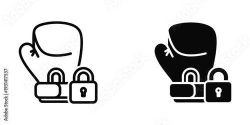 Boxing Glove Lock Security Concept