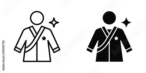 Martial Arts Uniform Concept Icon Success Achievement
