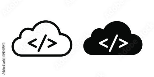 Cloud Coding Icon Development Technology