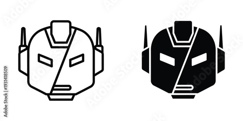 Robot Head Icon Technology Symbol