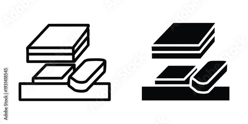 Layers Stacked Data Organization Concept