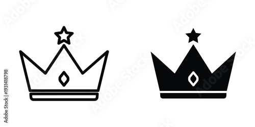 Crown Emblem Victory Concept