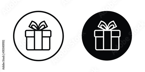 Gift Box Icon Present Concept Commercial