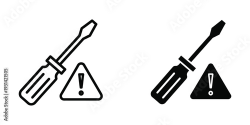 Screwdriver Warning Sign Repair Service