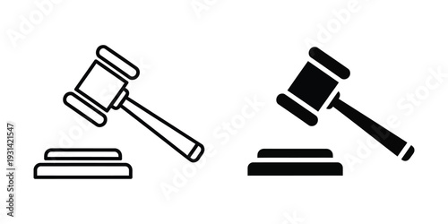 Gavel Court Decision Symbol Licensing