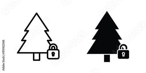 Tree Lock Security Concept Commercial