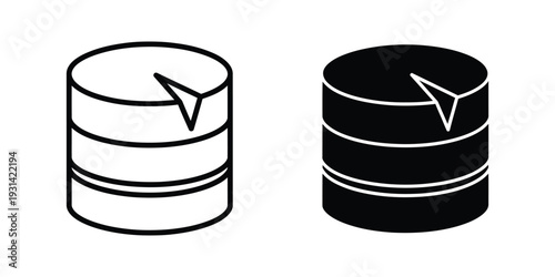 Database Icon Segment Growth Business Data