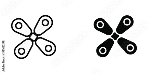 Propeller Icon Vector Technology Business
