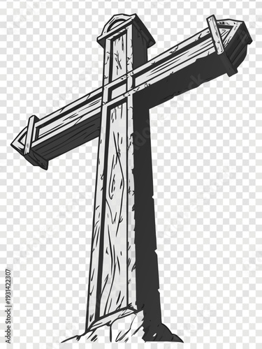 Christian Cross Symbolizing Faith and Sacrifice.