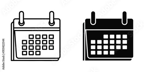 Calendar Grid Planning Organization Commercial