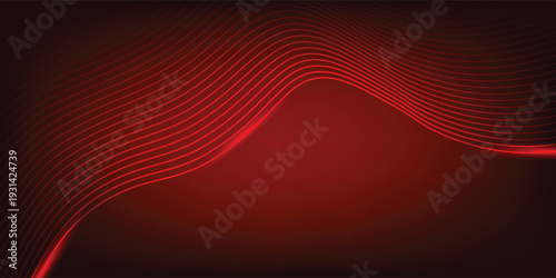 Abstract wave element for design. Digital frequency track equalizer. Stylized line art background. Colorful shiny wave with lines created using blend tool.