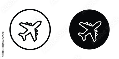 Airplane Icon Symbol Commerce