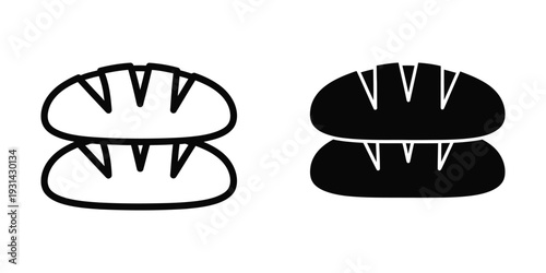 Bread Loaves Stacked Commercial Graphics