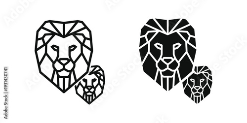 Lion Cub Emblem Business Power