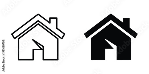 Home Symbol Icon Vector Commercial