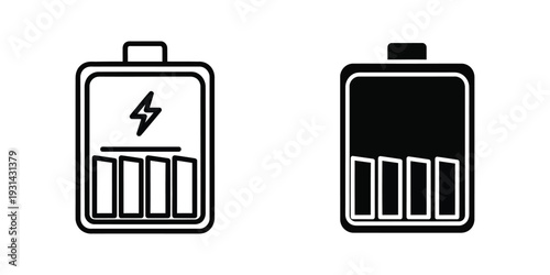 Battery Charge Level Icons Power Indicator