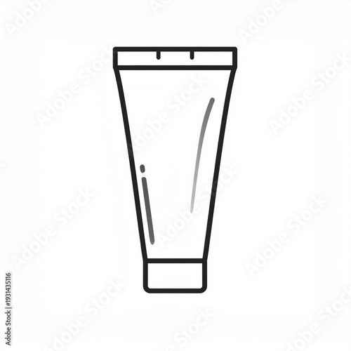 Toothpaste Icon Vector for Dental Care and Oral Hygiene Concept