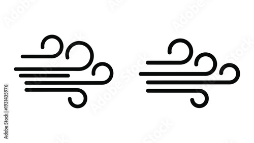 Wind Symbol Weather Graphic Representation