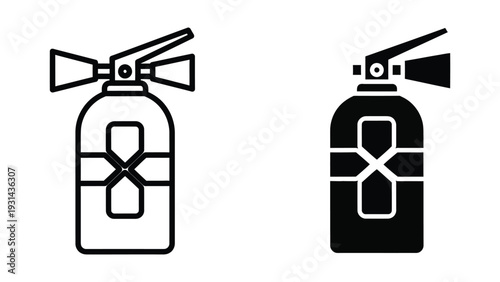 Fire Extinguisher Icon Emergency Safety
