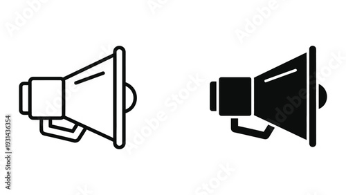 Megaphone Announcement Symbol Communication