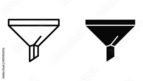 Funnel Filter Process Commercial Icon