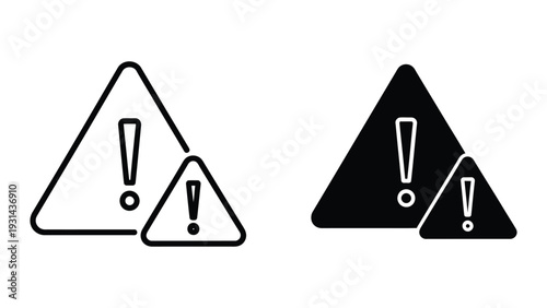 Warning Sign Alert Concept Graphic