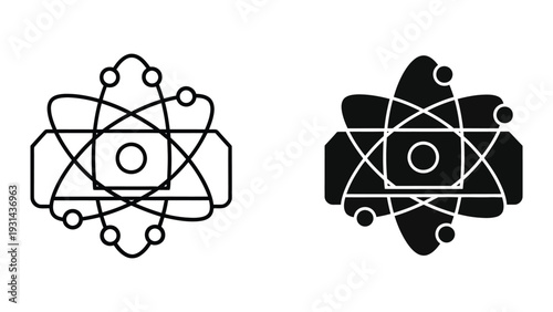 Atom Structure Science Symbol Commercial