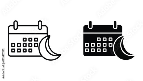 Calendar Moon Event Planning Commercial