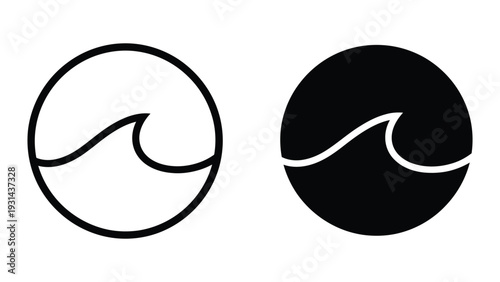 Wave Circle Logo Business